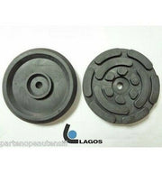 TAMPONI IN GOMMA PER PONTE SOLLEVATORE OMCN ECC LAGOS PEZZI 2 COPPIA MADE ITALY