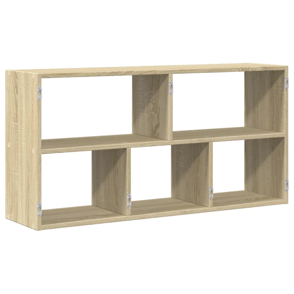 vidaXL Scaffale a Parete Rovere Sonoma 100x25x50 cm Legno Multistrato