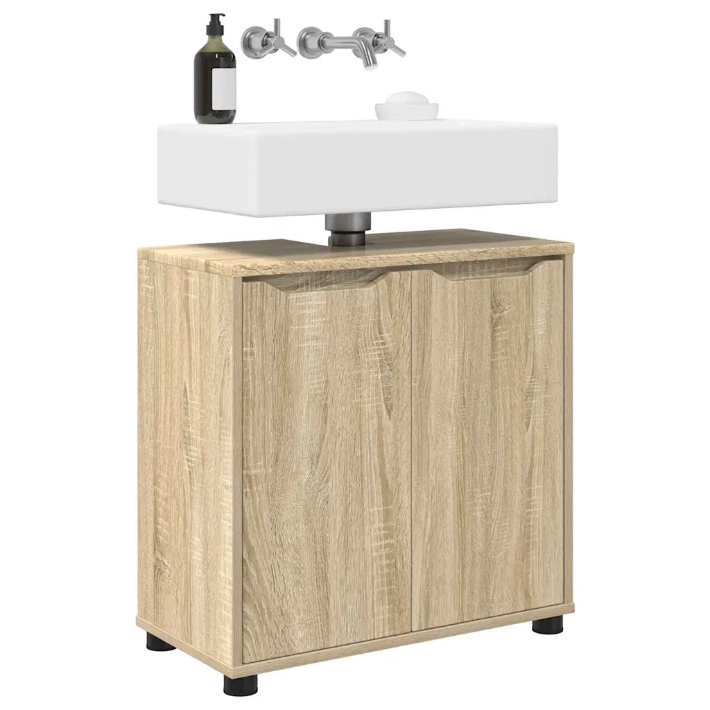 Mobile per Lavabo | Armadio Lavabo da bagno Rovere Sonoma 60 x 30 x 60 cm