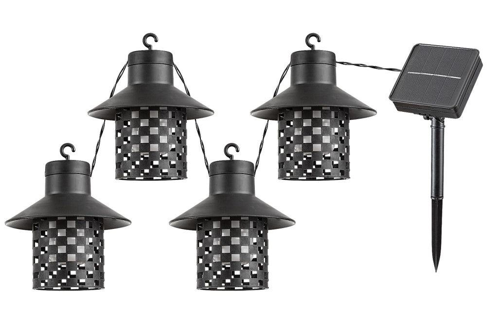 Catena lampade solari LED 0,1W Ximpu nero Rabalux 77003