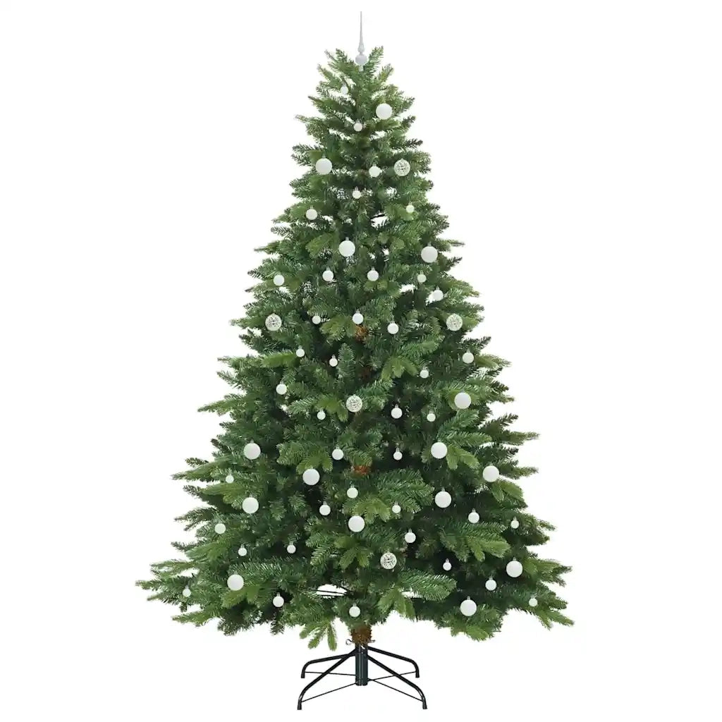 Albero di Natale artificiale con 300 LED Verde 240 cm PE e PVC 3397578