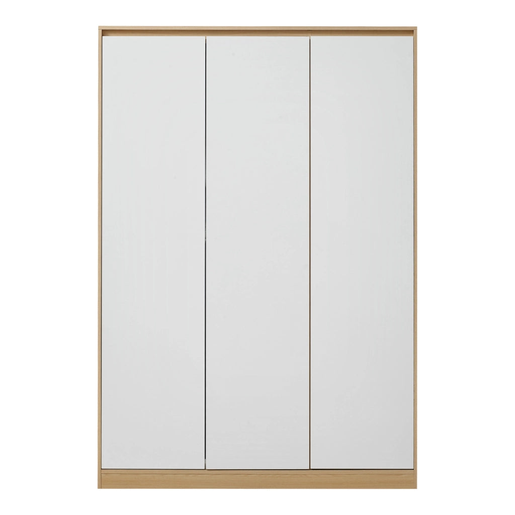 Armadio Guardaroba Bastheim con 4 Scomparti 176 x 120 x 52 cm Effetto Rovere [en.casa]