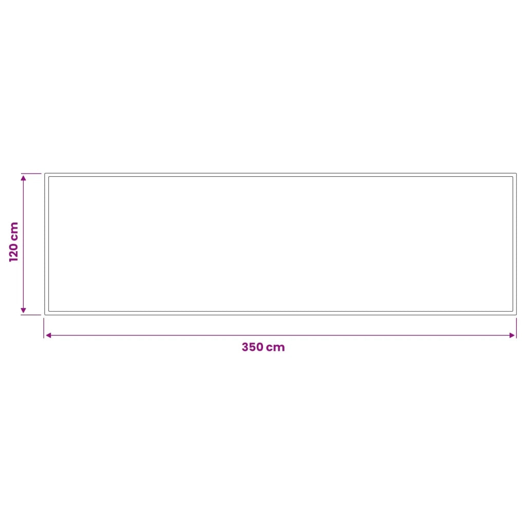 Tappetino Grigio Chiaro 400 x 120 cm 100% Poliammide 42045767
