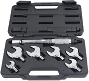 Set di chiavi a clessidra 6-in-1 - Set di chiavi a clessidra adattabili - Teste di chiave in acciaio inossidabile - Scatola di conservazione - Attrezzo per risparmiare fatica - Chiave a clessidra