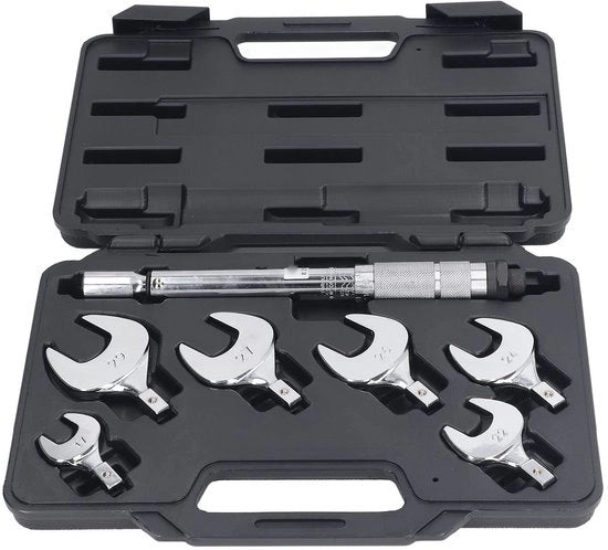 Set di chiavi a clessidra 6-in-1 - Set di chiavi a clessidra adattabili - Teste di chiave in acciaio inossidabile - Scatola di conservazione - Attrezzo per risparmiare fatica - Chiave a clessidra