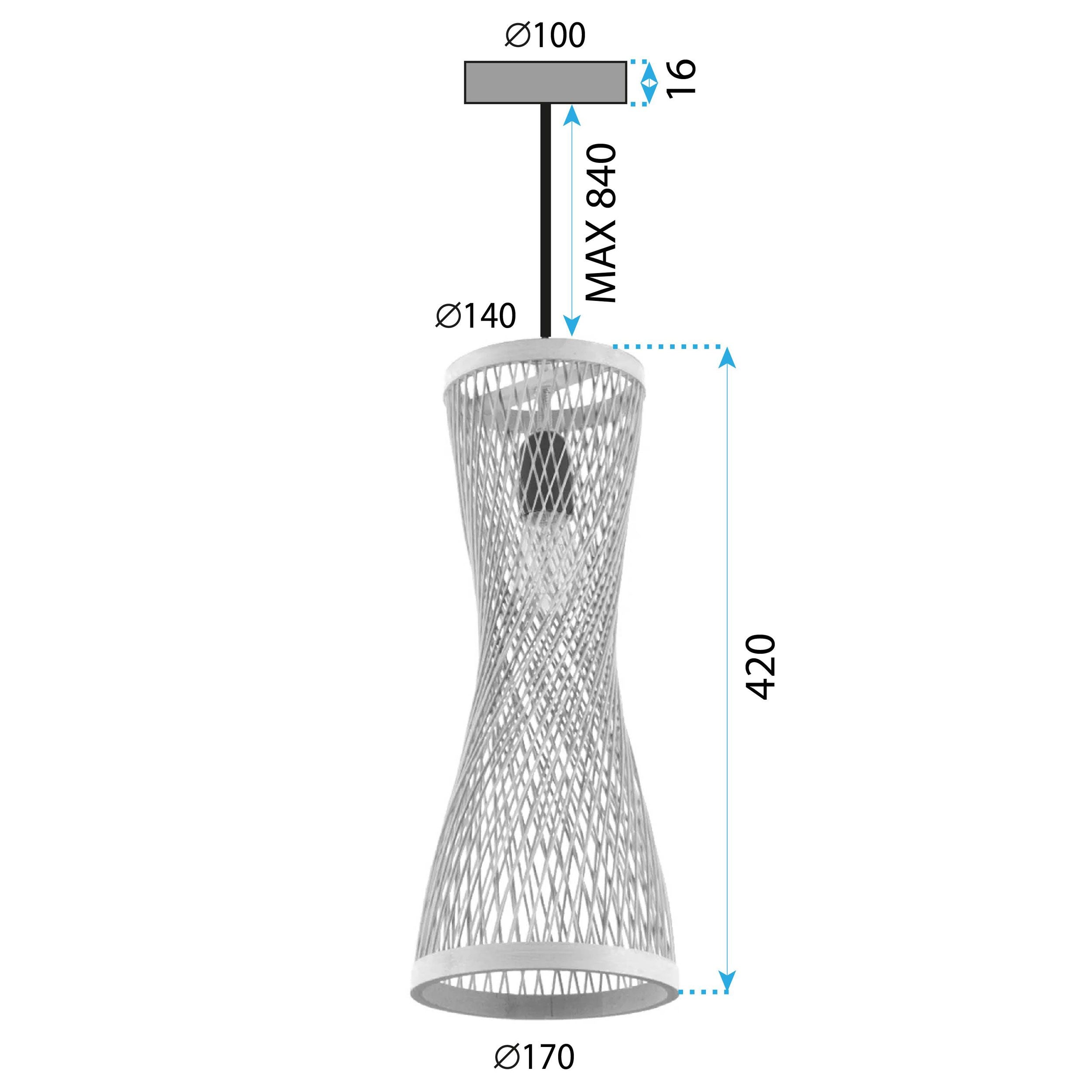 Lampada Boho APP1637-1CP