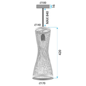 Lampada Boho APP1637-1CP