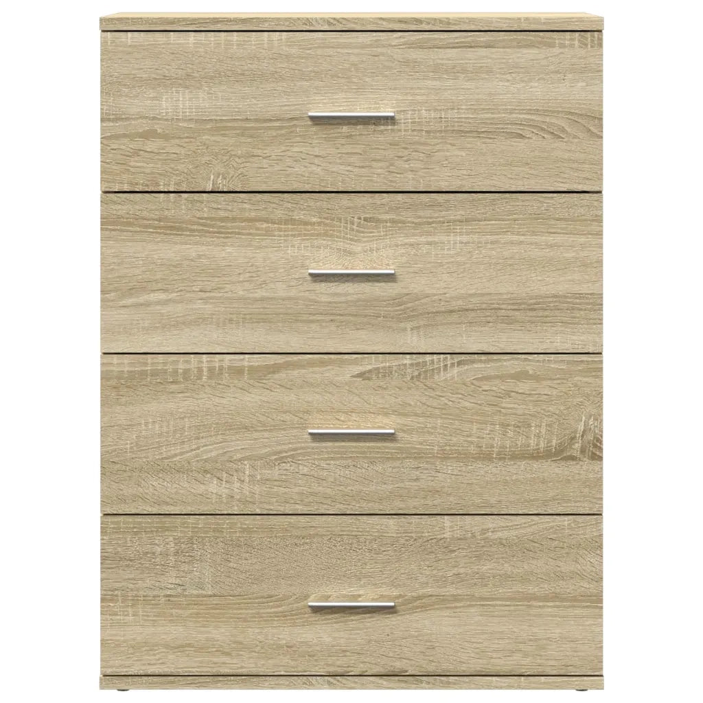 Credenze 2 pz Rovere Sonoma 60x39x80 cm in Legno Multistrato