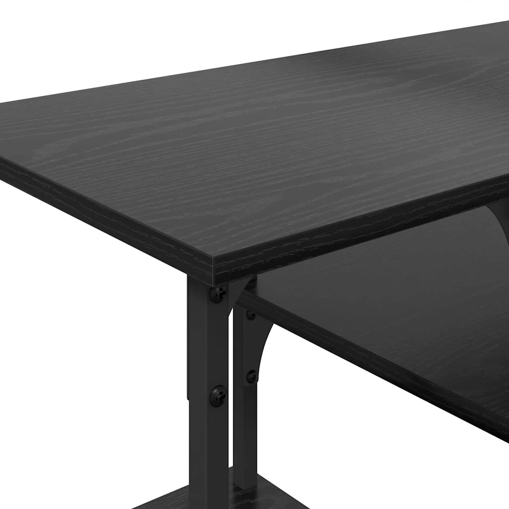 Mobile TV-Credenza per TV-Console TV Rovere Nero 102 x 35 x 45,5 cm