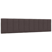 Coussin de tête de lit Hanko marron foncé 200 cm tissu