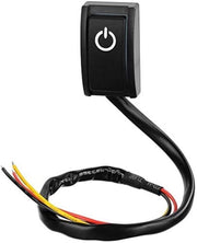 Interruttore automatico AAN/UIT - Tipo adesivo - Nero - 12V DC - Adatto per auto - Modello compatto