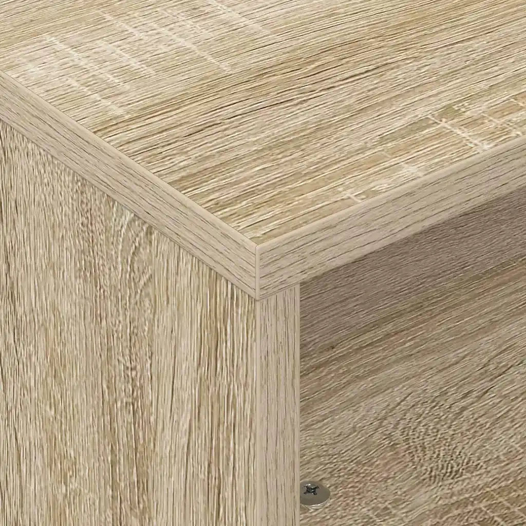 Tavolino con Ruote Rovere Sonoma 50,5 x 50 x 30 cm 891026