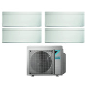 Climatizzatore Condizionatore Daikin Bluevolution Quadri Split Inverter serie STYLISH WHITE 9+9+12+12 con 4MXM80N R-32 Wi-Fi Integrato 9000+9000+12000+12000 Colore Bianco - Garanzia Italiana