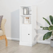 Credenza-Buffet-Armadio da cucina Bianco Lucido 36x35,5x103,5 cm in Legno Multistrato