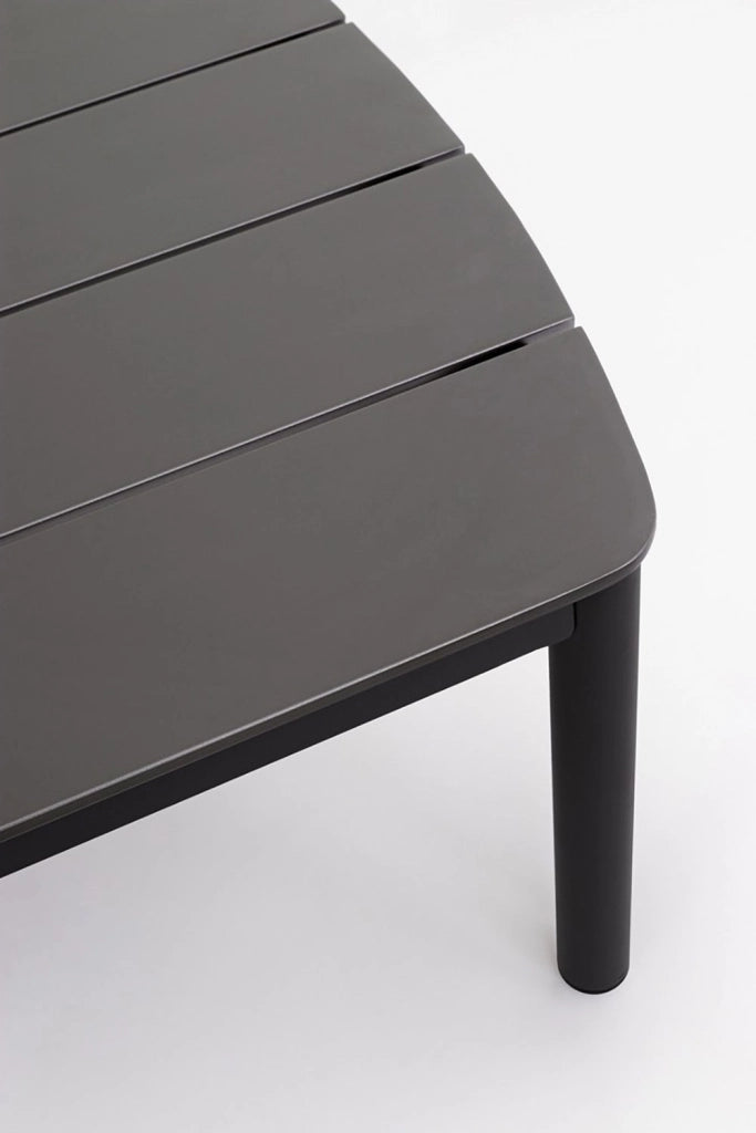Tavolino da Esterno 115x68,5x35h cm in Alluminio Fenix Antracite