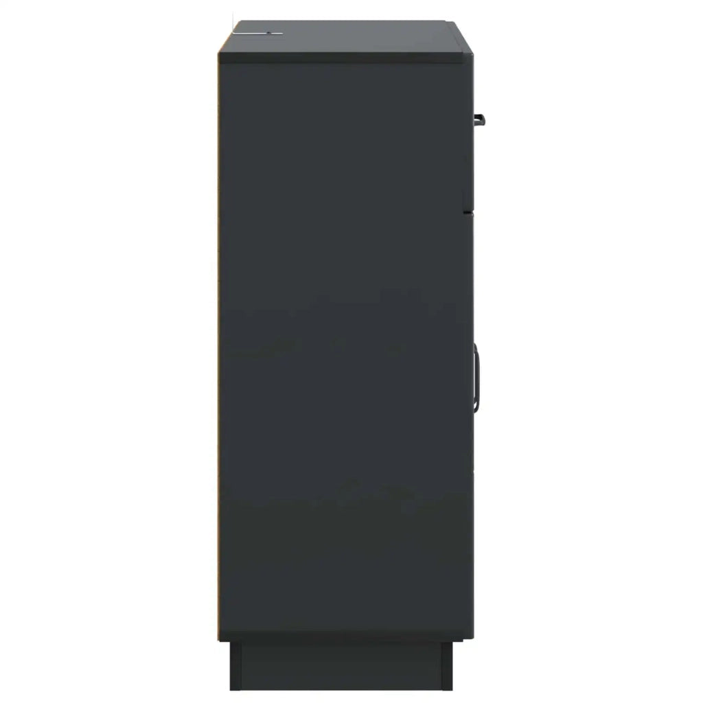 Credenza Nero 66 x 34,5 x 87 cm Legno ingegnerizzato 895326