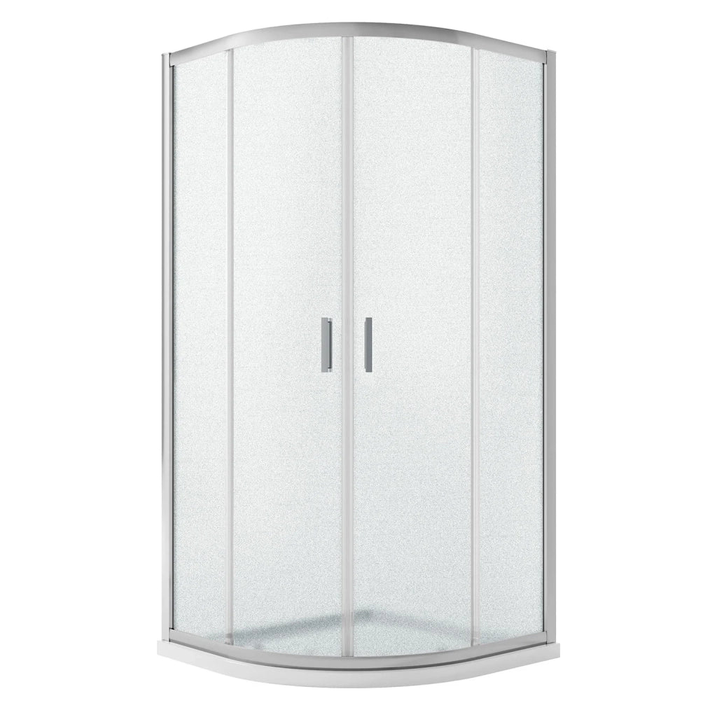 Box Doccia Semicircolare 80x80 H185 Stampato C 6mm mod. Ready