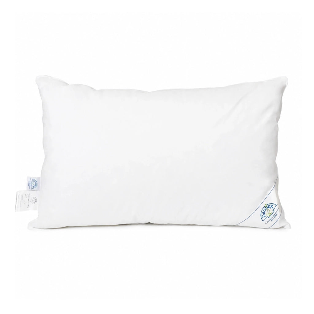 Daunex -Cuscino in Piuma d’Oca Guanciale Letto Trentino 1000 Gr Federa Cotone Twill Antipiuma, Morbido e Traspirante, Prodotto Italiano