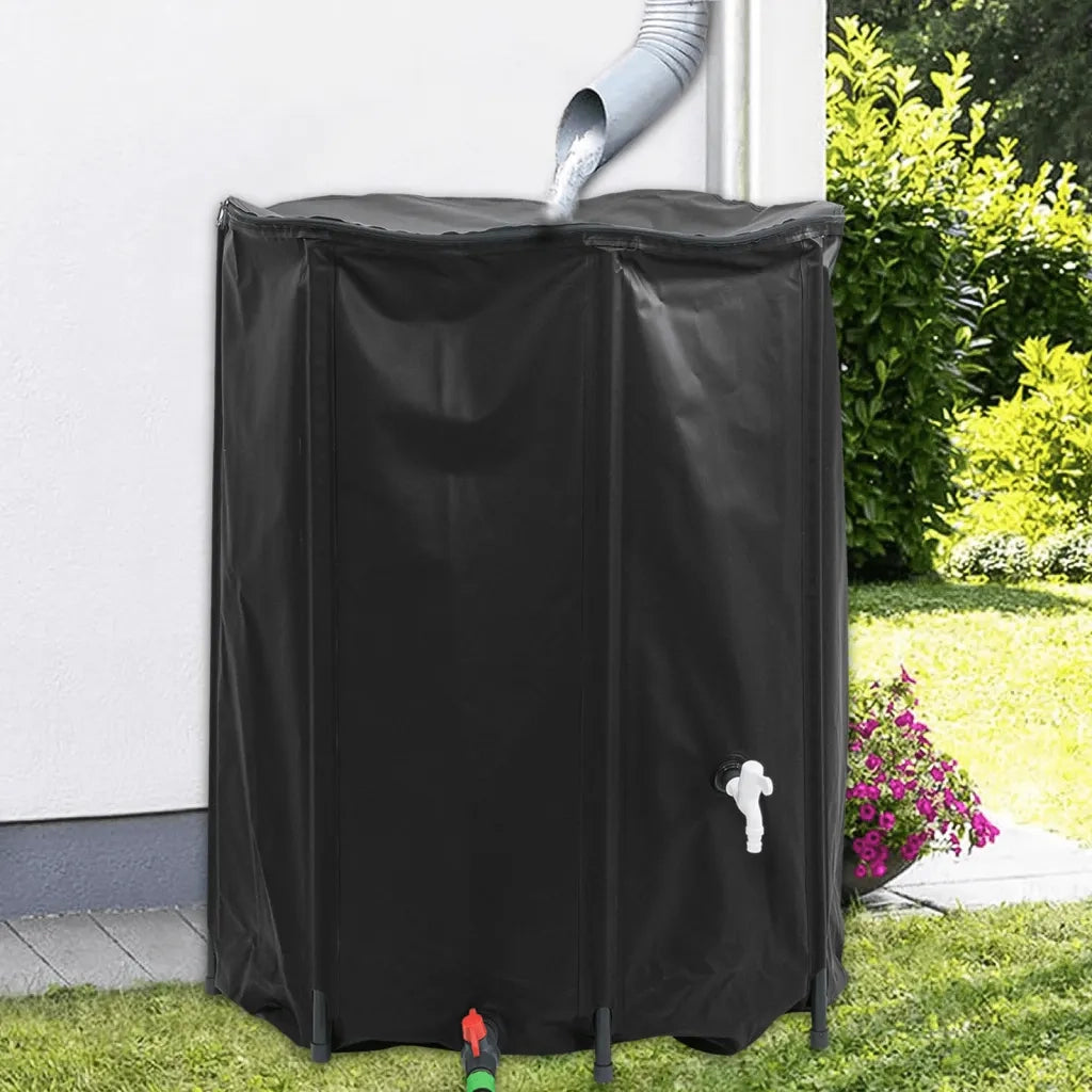 Serbatoio Acqua con Rubinetto Pieghevole 750 L in PVC CFW7930294