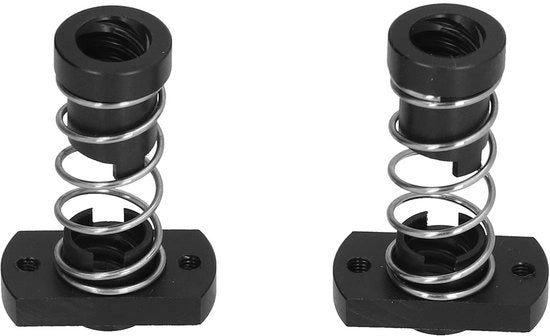 Set di morsetti antiblocco da 2 pezzi - Eliminazione della sporgenza - Materiale POM - Accessori per stampanti 3D - Manubrio a filo T8 - Qualità professionale