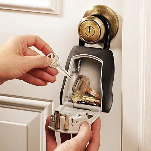 Master Lock 5401EURD Select Access Cassaforte Portachiavi a Combinazione Numerica 4 Cifre Uso Esterno colore Nero Grigio