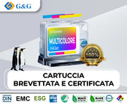 INK G&G HP 301XL CMY 18ML RIGENERATO INK LEVEL MULTIPACK