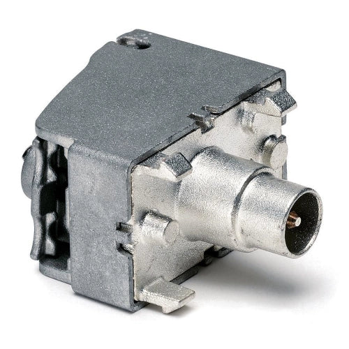 SPI05 PRESA FRUTTO DERIVATA CON ATTENUAZIONE 5DB; 1 USCITA CON CONNETTORE IEC MASCHIO IN BANDA TV E SATELLITE (5-2400MHZ)