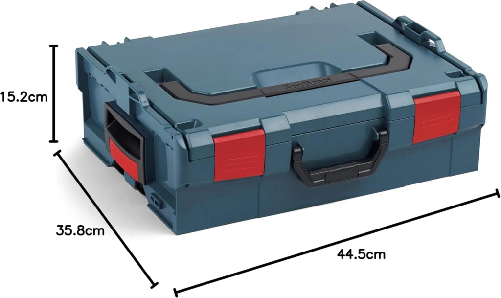 L BOXX 136 Set da 3 pezzi | Dimensione 2 professionale blu | Cassetta degli attrezzi in plastica | Cassetta degli attrezzi professionale vuota