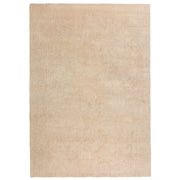 Tappeto Shaggy Beige 160 x 230 cm Moderno Tappeto Rettangolare Trapuntato a Pelo Lungo