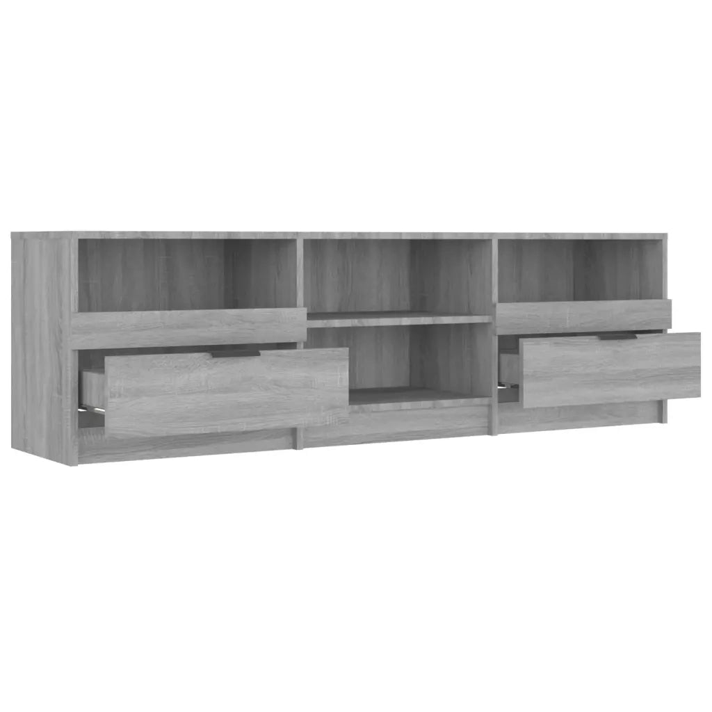 Mobile TV Grigio Sonoma 150x33,5x45 cm in Legno Ingegnerizzato cod mxl 24838