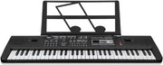 Pianoforte Digitale 61 Tasti - Pianoforte Elettronico per Principianti - Portatile e Multifunzionale - Adatto per Bambini - Elettronico