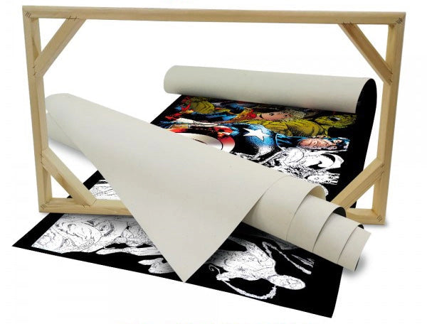 SUPEREROI LEGACY Quadro stampa su tela e montata su telaio in legno Misura: 100x50 cm