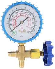 Manometro di alta qualità - Adatto per R410A/R22/R134A/R404A - Duraturo - Affidabile - Facile da utilizzare - Manometro per climatizzazione