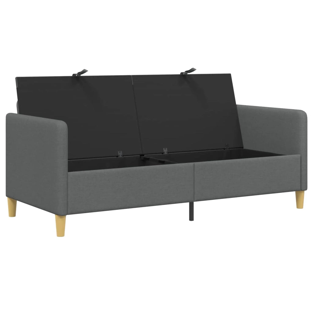Divano con Storage Grigio Scuro 172 x 78 x 87 cm Poliestere 42036948