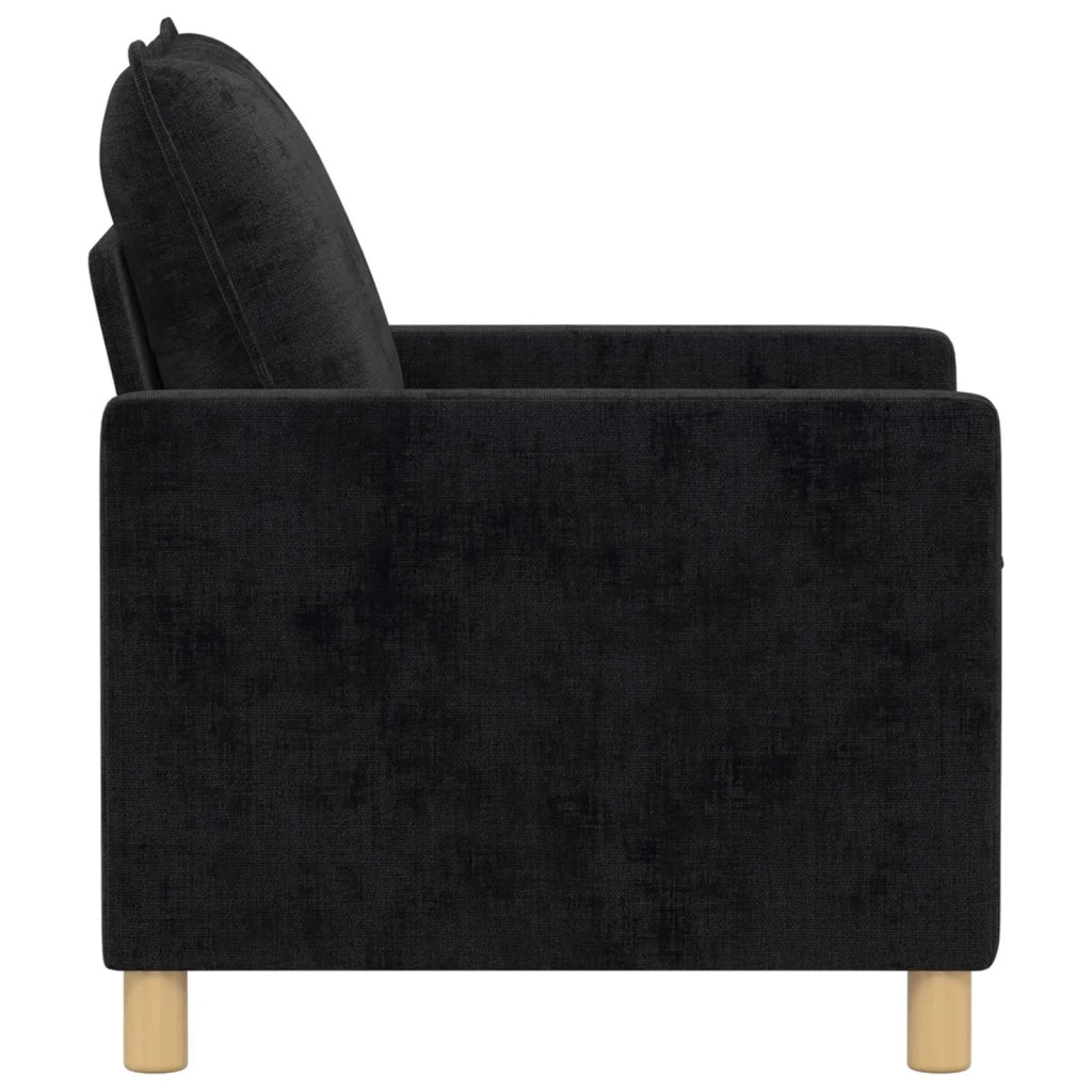 Divano Nero 76 x 81 x 87,5 cm Poliestere 42028780