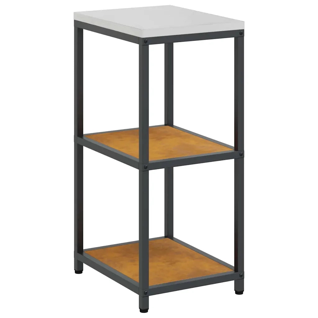 vidaXL Mensola per il deposito in cucina con lo scaffale Ruggine