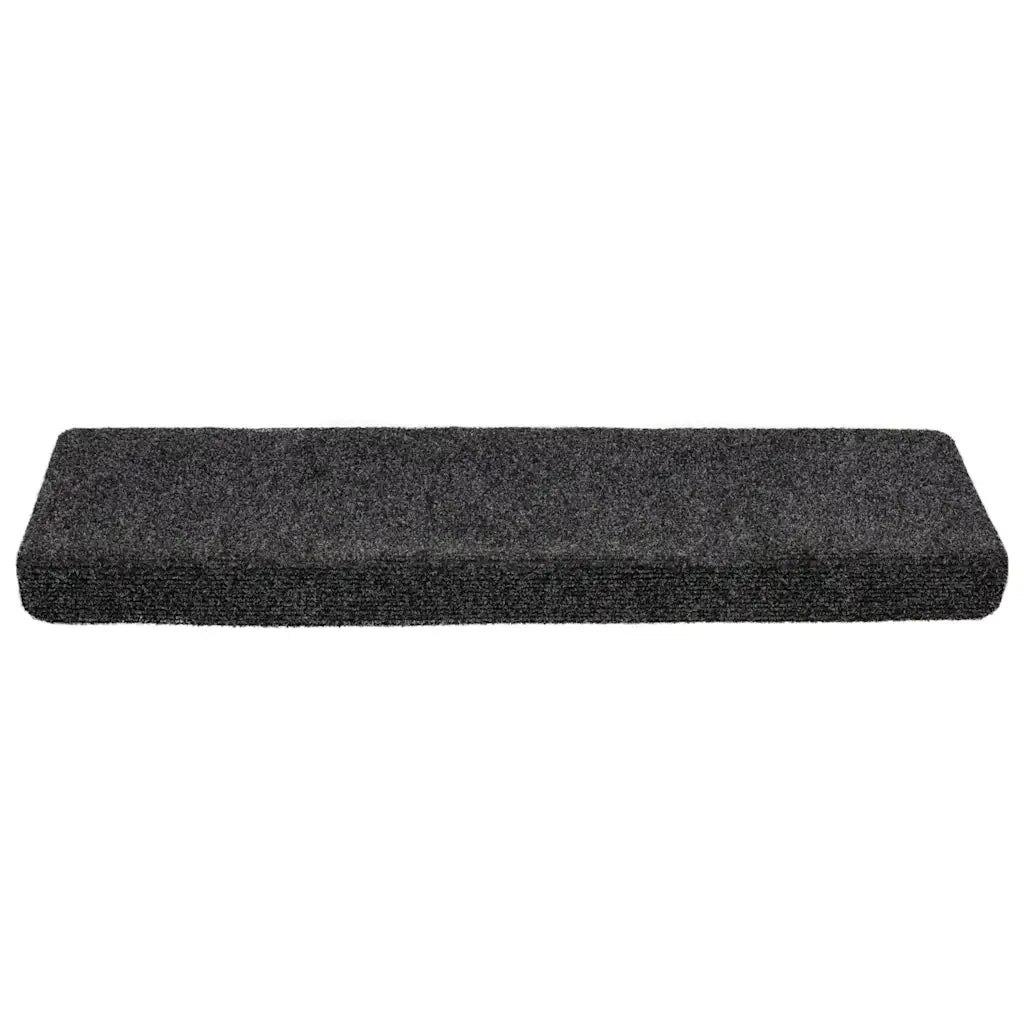 vidaXL Tappetini per scale autoadesivi 20 pz 65x21x4 cm Grigio Bordo rettangolare
