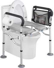 Sedile idraulico adattabile per anziani - Peso massimo 182 kg - Sedile idraulico per bagni - Sedile con maniglie - Sedile con imbottitura