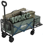 Carro da Giardino Plegable con Manico Telescopico ¨C Zephmum ¨C Verde
