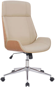 Sedia da ufficio Varel Natura/crema