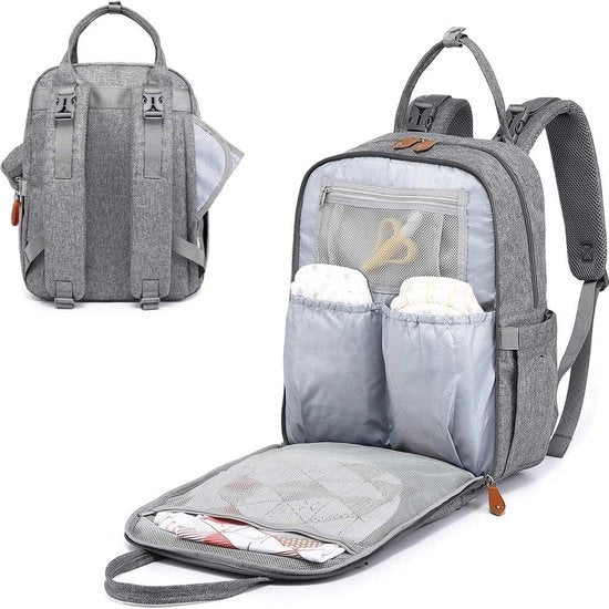 Borsa per bambino con schiena, grande capacità di borsa per pannolini