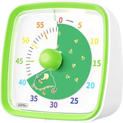 Timer visivo per bambini e adulti - 60 minuti timer arcobaleno con funzione di attenuazione della luce - Strumento di gestione del tempo per classe, casa, cucina, ufficio - Verde