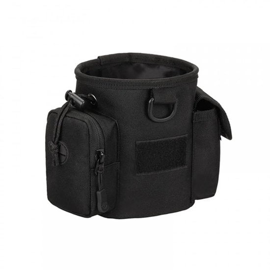 Zaino da Allenamento Acquaparato per Cani con 2 Tasche laterali - Dispensatore di Sacchetti per Escrementi - Realizzato in 600D Oxford - Grande Capacità - Resistente allo Sfregamento e all'Usura - Zaino per Cani