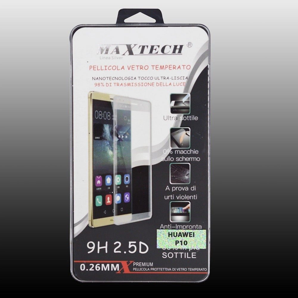 Trade Shop - Pellicola In Vetro Temperato Per Huawei P10 Tempered Glass Protector Maxtech P-p10 -