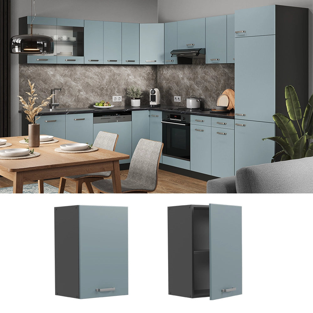 Vicco Pensile da cucina Grigio-blu 40 cm