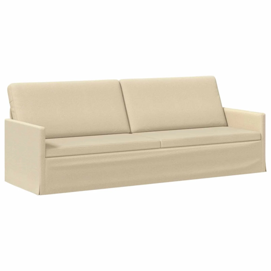Set di divani 2 pcs Crema Tessuto 3433183