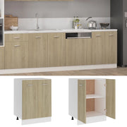 Pensile da cucina | Armadio Inferiore ¡°Lyon¡± Rovere Sonoma 60x46x81,5 cm