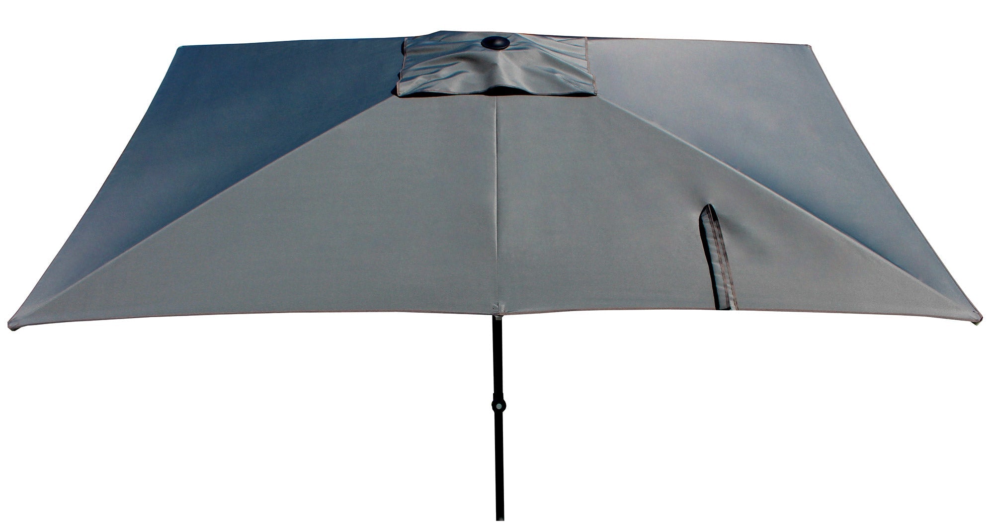Ombrellone da Giardino 3x2 m Palo Ø38 mm in Alluminio Tessuto Poliestere Trend Antracite