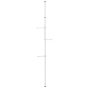 Appendiabiti telescopico regolabile in altezza 110 - 305 cm bianco 03_0003506