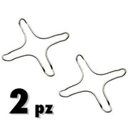 Trade Shop - 2 Pz Riduzione Gas Riduttore Fornello Piano Cottura Forno Griglia -